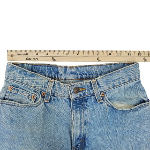 Vintage Levis 512 Jeans Slim Fit Tapered Leg Sz 9 Long HighRise Y2K Mom Jean 90s - Picture 8 of 14